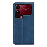 Xiaomi 18 Pro Max EIDERWOOD Artificial Leather Flip Case with Wallet and Stand Function - Blue