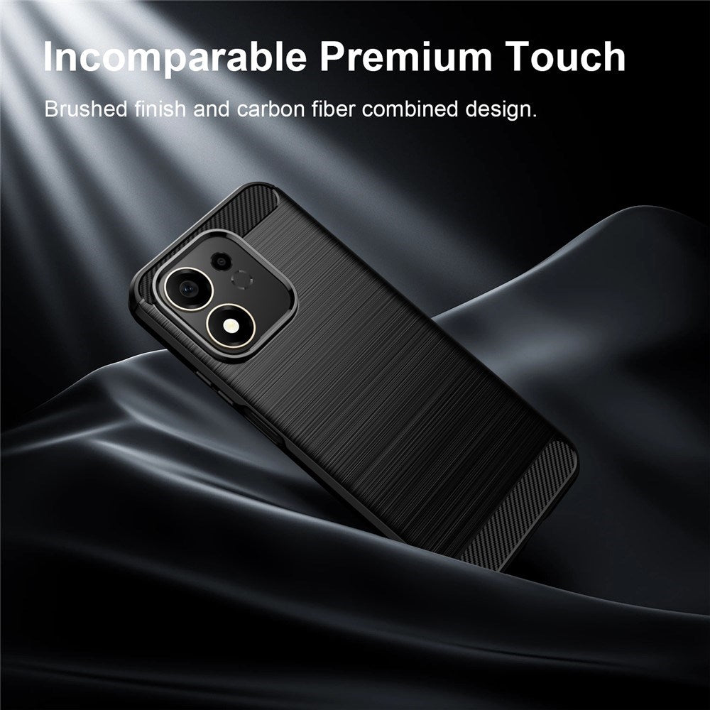 Honor 600 Smart EIDERWOOD Brushed Carbon Cover - Black