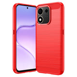 Honor 600 Smart EIDERWOOD Brushed Carbon Cover - Red