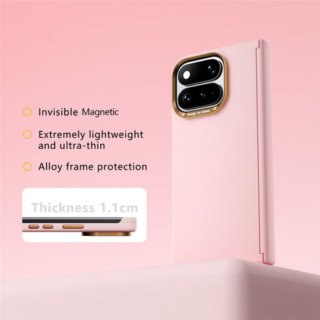 Google Pixel 11 Pro Fold ABEEL Hard Soft-Touch Plastic Case - MagSafe Compatible - Pink