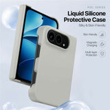 iPhone Fold DUX DUCIS Piel Series Silicone Case - MagSafe Compatible - Grey