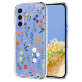 Samsung Galaxy S26 FE EIDERWOOD Flexible Plastic Case with Floral Motif - Transparent / Different Flowers
