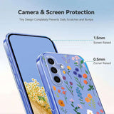 Samsung Galaxy S26 FE EIDERWOOD Flexible Plastic Case with Floral Motif - Transparent / Different Flowers