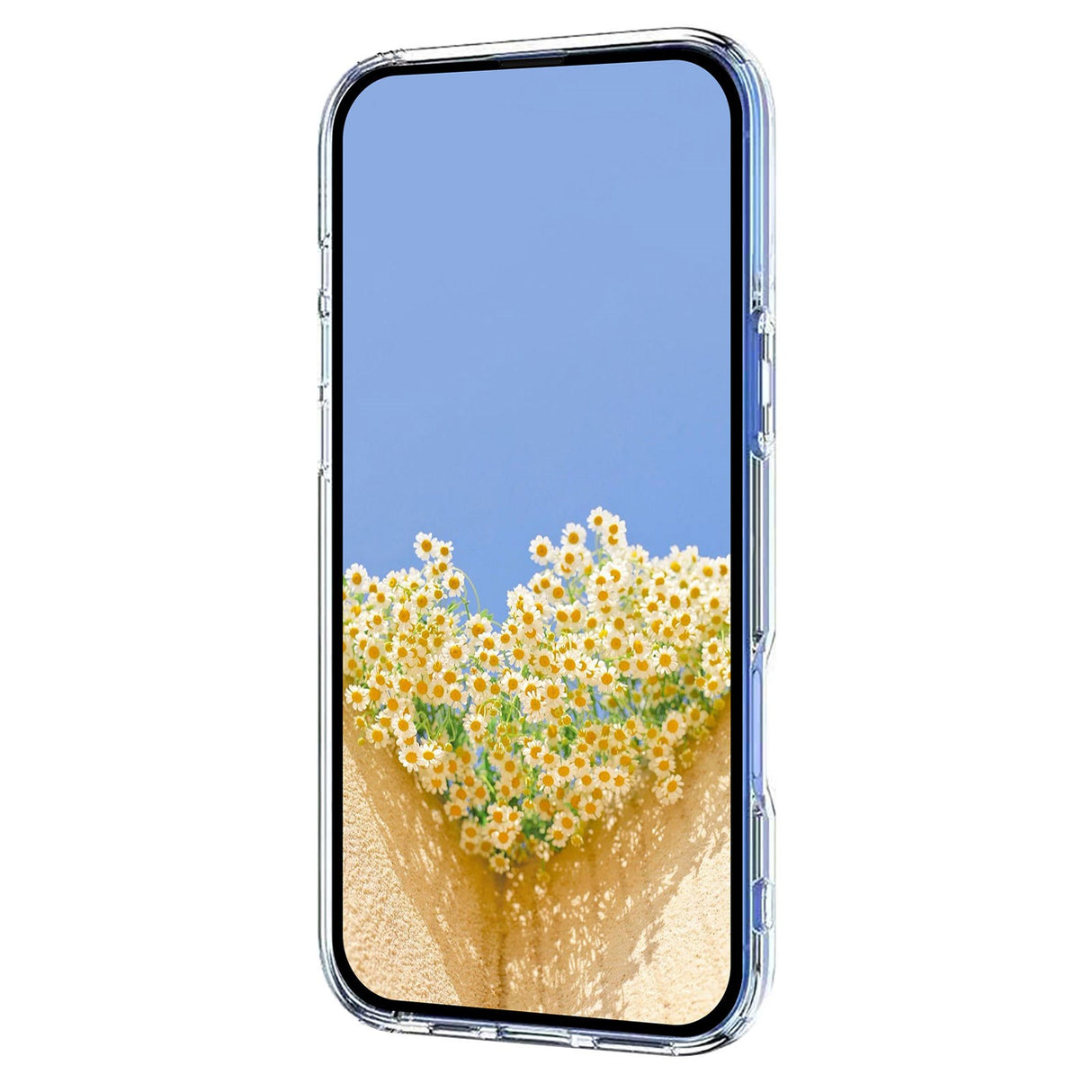 Samsung Galaxy S26 FE EIDERWOOD Flexible Plastic Case with Floral Motif - Transparent / Wisteria