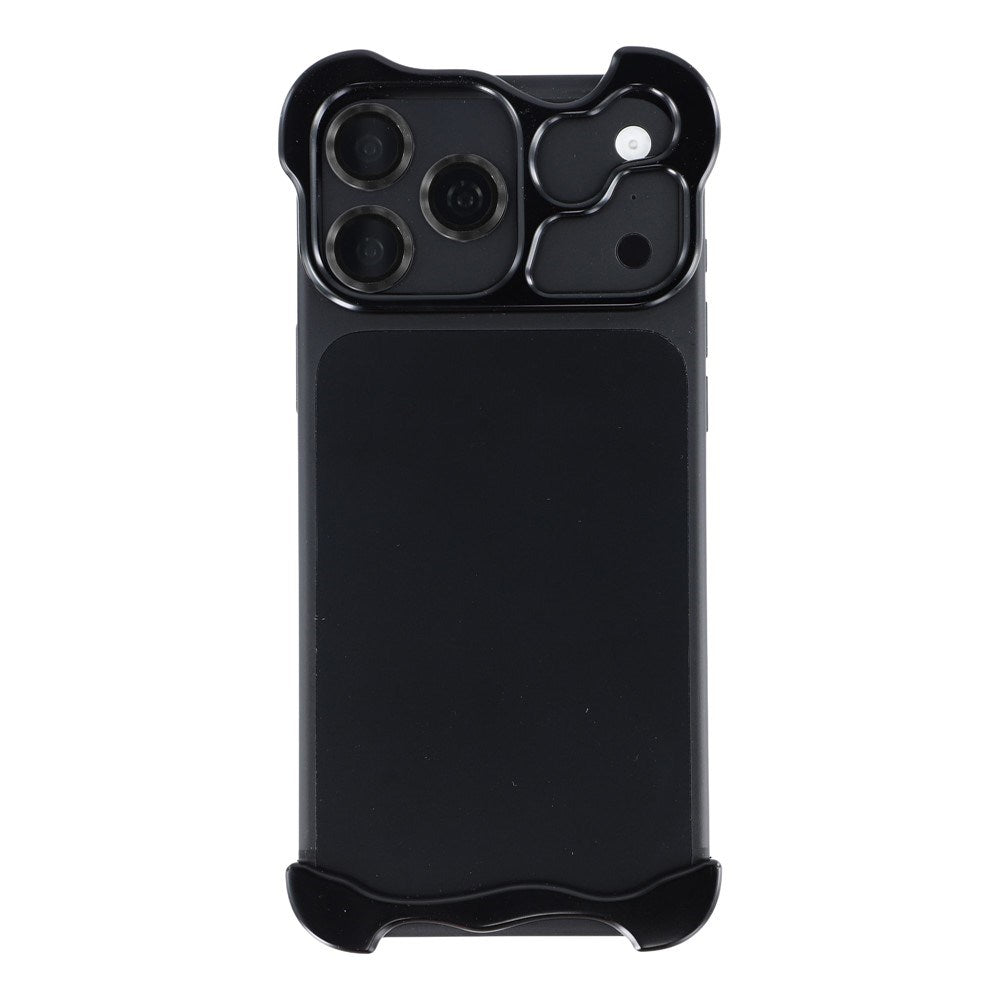 iPhone 18 Pro Two-Piece Metal Bumper Case - Black