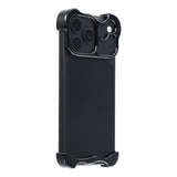 iPhone 18 Pro Two-Piece Metal Bumper Case - Black
