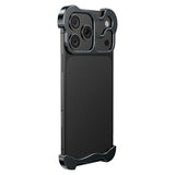 iPhone 18 Pro Two-Piece Metal Bumper Case - Black