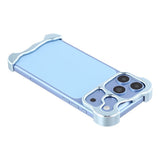 iPhone 18 Pro Two-Piece Metal Bumper Case - Blue