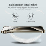 iPhone 18 Pro Two-Piece Metal Bumper Case - Blue