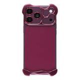 iPhone 18 Pro Two-Piece Metal Bumper Case - Purple