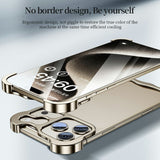 iPhone 18 Pro Max Two-Piece Metal Bumper Case - Grey
