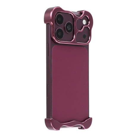 iPhone 18 Pro Max Two-Piece Metal Bumper Case - Purple