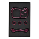 iPhone 18 Pro Max Two-Piece Metal Bumper Case - Purple