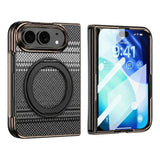 iPhone Fold EIDERWOOD Aramid Case w. Built-in Screen Protector & Kickstand - MagSafe Compatible - Black