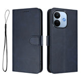 Xiaomi Redmi Note 17 Pro Max (5G) EIDERWOOD Faux Leather Flip Case with Strap - Blue