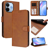Xiaomi Redmi Note 17 Pro Max (5G) EIDERWOOD Faux Leather Flip Case with Strap - Brown