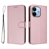 Xiaomi Redmi Note 17 Pro Max (5G) EIDERWOOD Faux Leather Flip Case with Strap - Pink