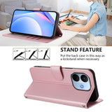 Xiaomi Redmi Note 17 Pro Max (5G) EIDERWOOD Faux Leather Flip Case with Strap - Pink