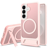 Samsung Galaxy S26 FE / S25 FE EIDERWOOD Hybrid Case with Kickstand - MagSafe Compatible - Pink
