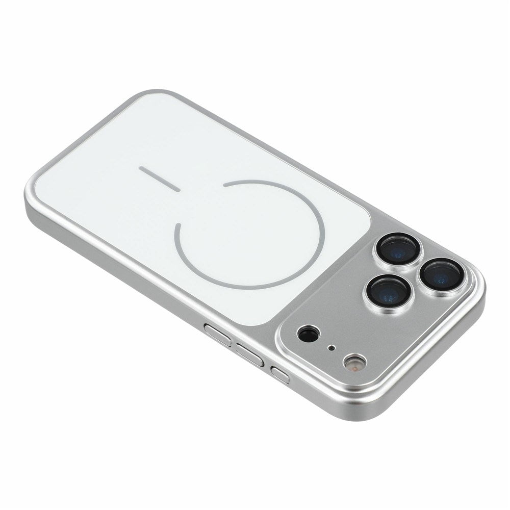 iPhone 18 Pro / 17 Pro EIDERWOOD Hard Plastic Case w. Camera Protector - MagSafe Compatible - Silver