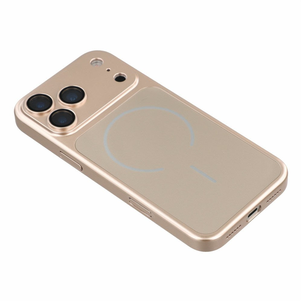 iPhone 18 Pro / 17 Pro EIDERWOOD Hard Plastic Case w. Camera Protector - MagSafe Compatible - Gold