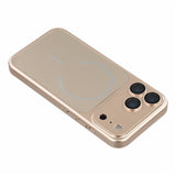 iPhone 18 Pro / 17 Pro EIDERWOOD Hard Plastic Case w. Camera Protector - MagSafe Compatible - Gold