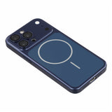 iPhone 15 Pro EIDERWOOD Hard Plastic Case w. Camera Protector - MagSafe Compatible - Dark Blue