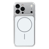 iPhone 15 Pro EIDERWOOD Hard Plastic Case w. Camera Protector - MagSafe Compatible - Silver
