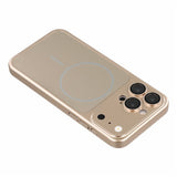 iPhone 15 Pro EIDERWOOD Hard Plastic Case w. Camera Protector - MagSafe Compatible - Gold