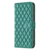 Google Pixel 11a EIDERWOOD Textured Faux Leather Flip Case with Card Holder & Stand Function - Green
