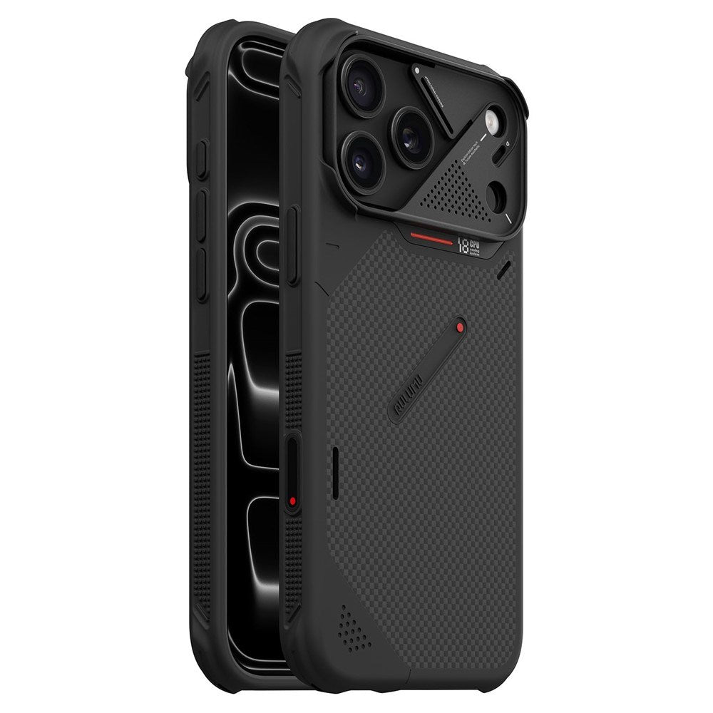 iPhone 18 Pro Max / 17 Pro Max AULUMU Aramid Fiber Case with Camera Protection - MagSafe Compatible - Black