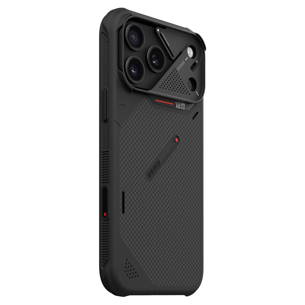 iPhone 18 Pro Max / 17 Pro Max AULUMU Aramid Fiber Case with Camera Protection - MagSafe Compatible - Black
