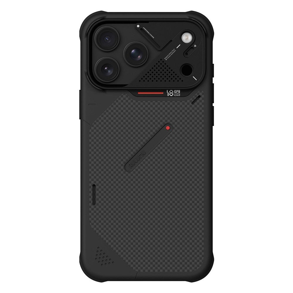 iPhone 18 Pro Max / 17 Pro Max AULUMU Aramid Fiber Case with Camera Protection - MagSafe Compatible - Black