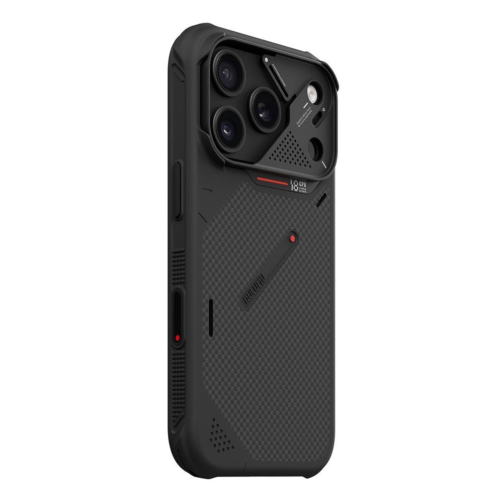 iPhone 18 Pro / 17 Pro AULUMU Aramid Fiber Case with Camera Protection - MagSafe Compatible - Black