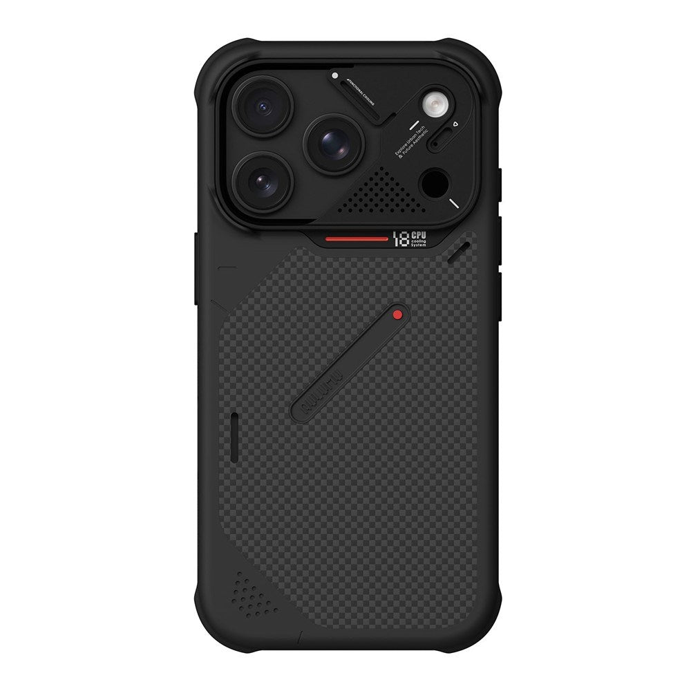 iPhone 18 Pro / 17 Pro AULUMU Aramid Fiber Case with Camera Protection - MagSafe Compatible - Black