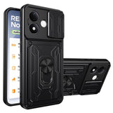 Xiaomi Redmi Note 17 (5G / 4G) EIDERWOOD Hybrid Rugged Case with Card Holder & Camera Slider - Black