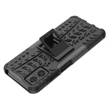 Motorola Moto E22 Cool Tyre Tough Case w. Stand - Black