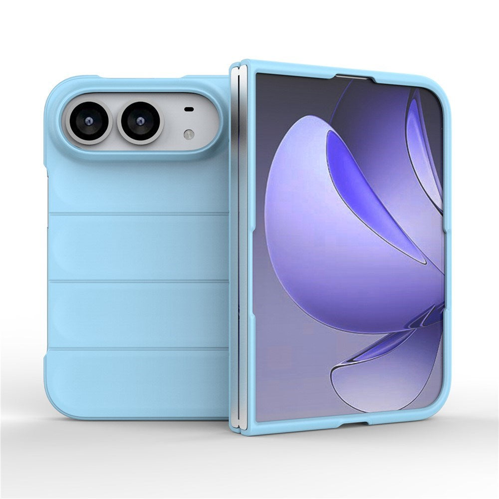 iPhone Fold EIDERWOOD Rugged Plastic Case - Light Blue