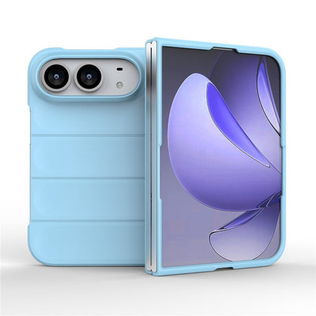 iPhone Fold EIDERWOOD Rugged Plastic Case - Light Blue