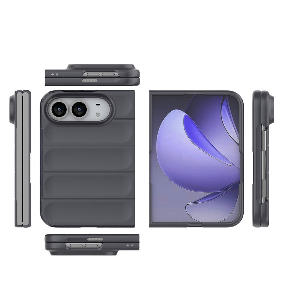 iPhone Fold EIDERWOOD Rugged Plastic Case - Dark Grey