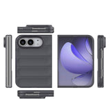 iPhone Fold EIDERWOOD Rugged Plastic Case - Dark Grey