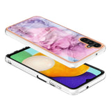 Samsung Galaxy A34 (5G) Plastic Case - Pink Marble