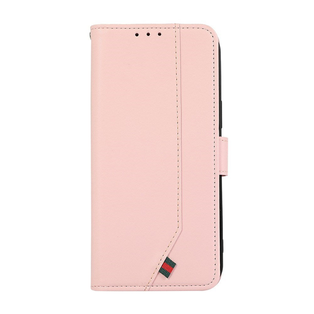 Google Pixel 11a EIDERWOOD Faux Leather Flip Case with RFID Blocking - Pink