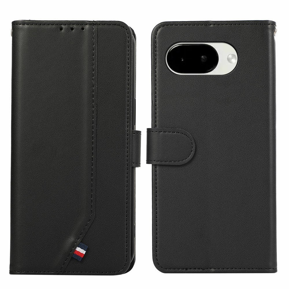 Google Pixel 11a EIDERWOOD Faux Leather Flip Case with RFID Blocking - Black