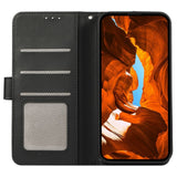 Google Pixel 11a EIDERWOOD Faux Leather Flip Case with RFID Blocking - Black