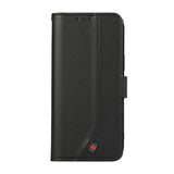 Google Pixel 11a EIDERWOOD Faux Leather Flip Case with RFID Blocking - Black