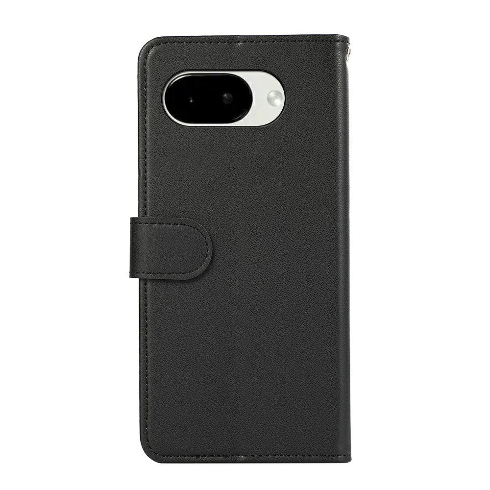Google Pixel 11a EIDERWOOD Faux Leather Flip Case with RFID Blocking - Black