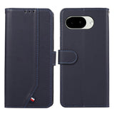 Google Pixel 11a EIDERWOOD Faux Leather Flip Case with RFID Blocking - Blue