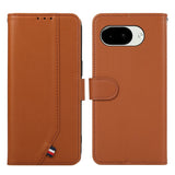 Google Pixel 11a EIDERWOOD Faux Leather Flip Case with RFID Blocking - Brown