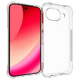 Google Pixel 11a EIDERWOOD Flexible Plastic Case w. Shock-Absorbing Corners - Transparent
